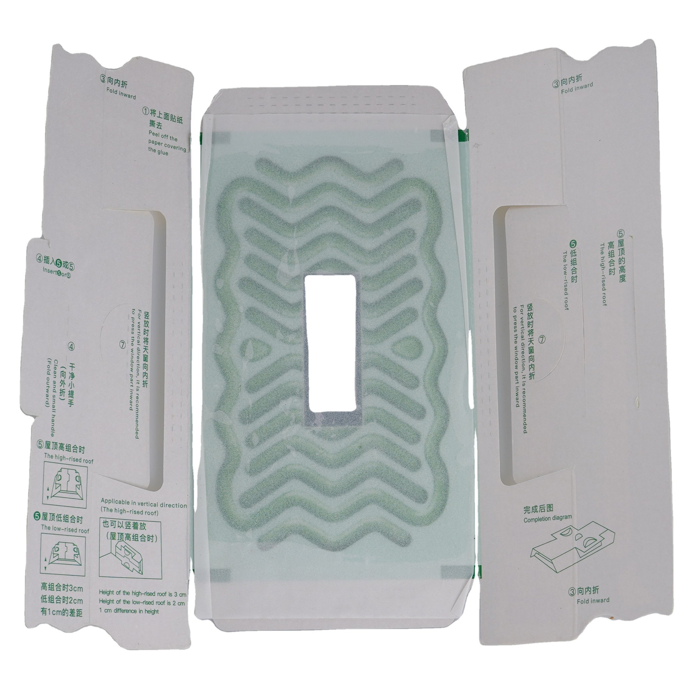 Cockroach House Roach Glue Traps Roach Motel Sticky Trap with Attractant Bait