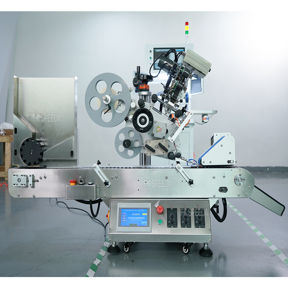 Desktop Cosmetic Daily Chemical Small Vial Round Abeling Machine Automatic Small Bottle Labeling Machine