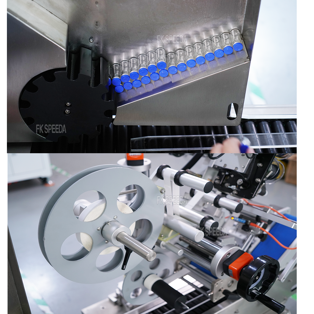 Desktop Cosmetic Daily Chemical Small Vial Round Abeling Machine Automatic Small Bottle Labeling Machine
