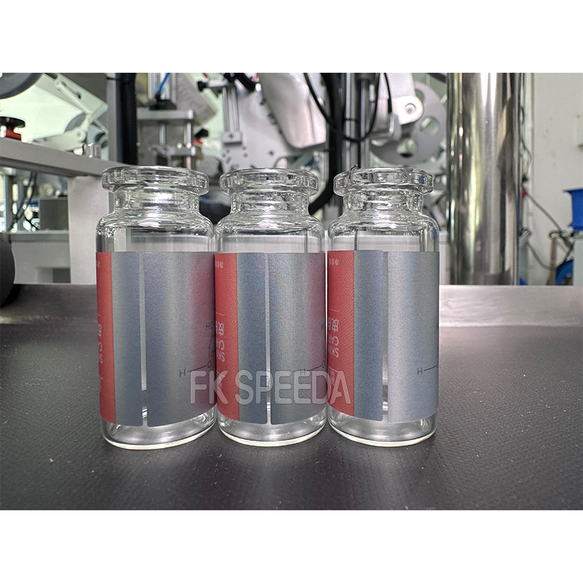 Desktop Cosmetic Daily Chemical Small Vial Round Abeling Machine Automatic Small Bottle Labeling Machine