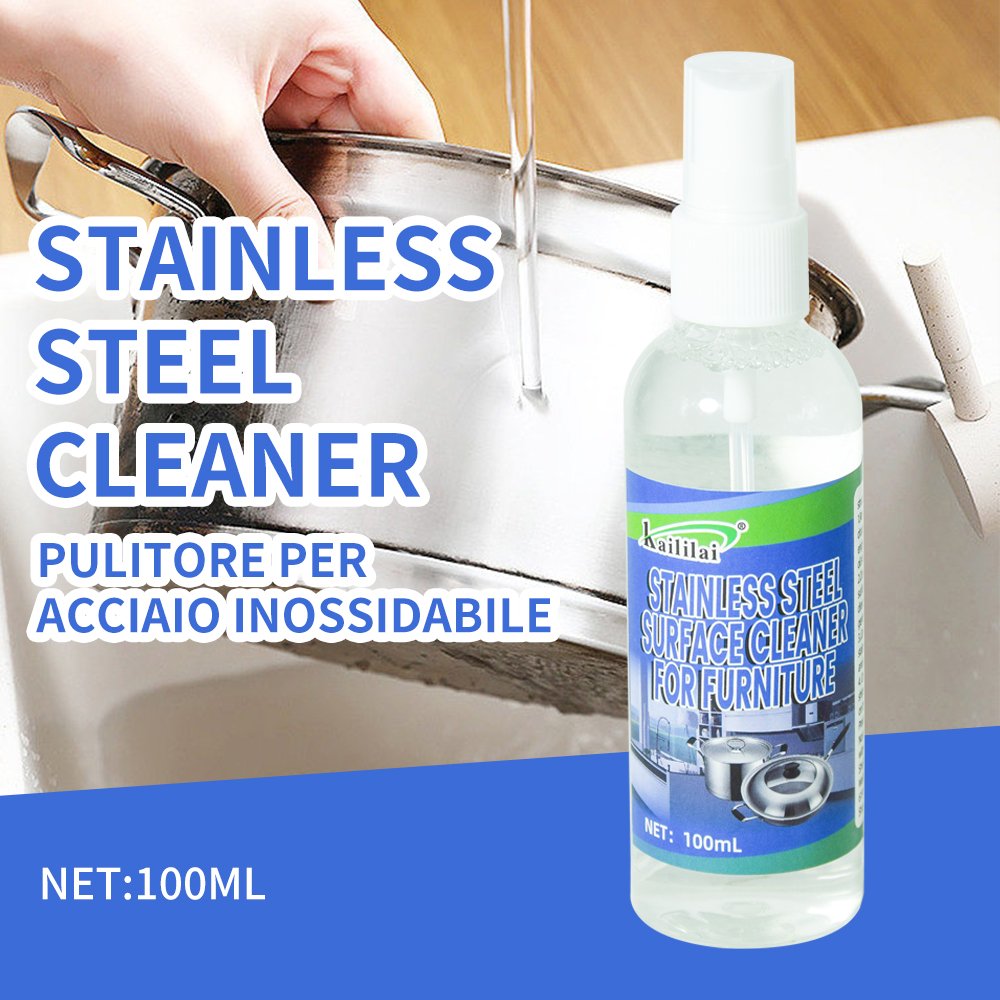 100ml Powerful Rust Remover Kitchen Cleaner Paste Stainless Steel Cookware Cleaning Spray Multi-purpose Household Chemicals