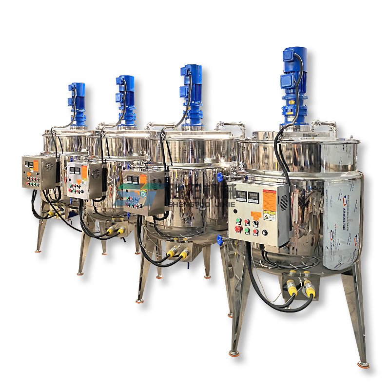 Washing and daily chemical mixing tank, stainless steel homogeneous emulsion laundry detergent mixing tank