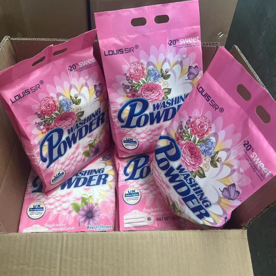 Bulk Skin-Friendly Hot Sale Laundry Detergent Powder Household Cleaning Products for Washing Clothes 100g