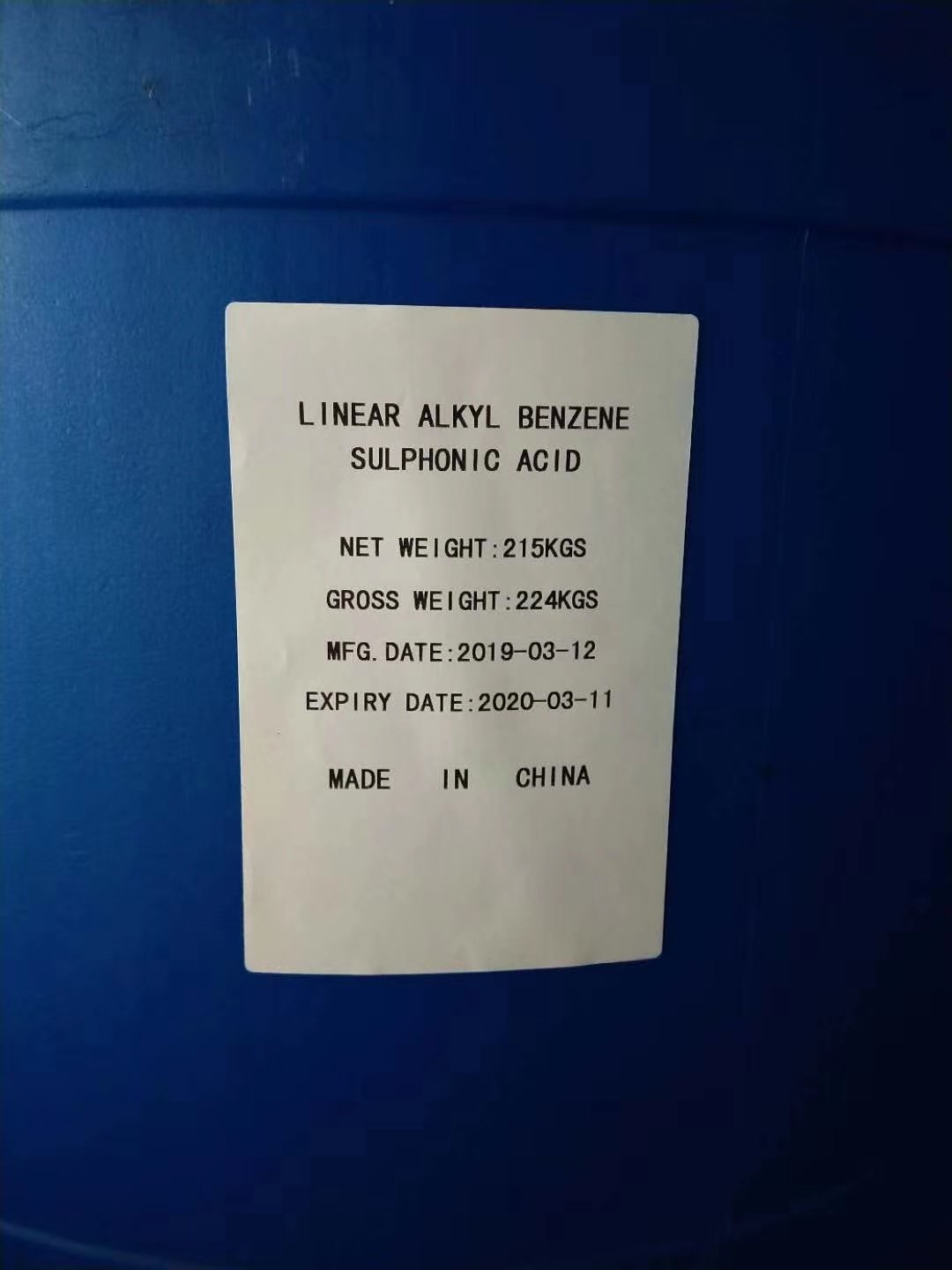 detergent raw material chemical plant 90% 96% 97% 98% 99% linear alkyl benzene sulfonic acid labsa price