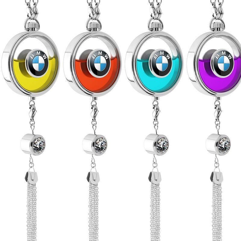 Round Auto Custom Fragrance parfum auto flesjes Air Freshener Car Perfume