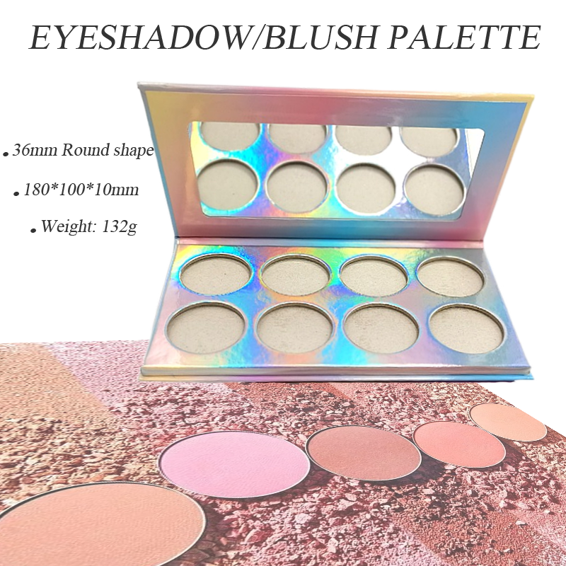 36mm Round hole Makeup Palette Empty Cosmetics Manufacturers Pigment Eyeshadow blush highlighter case palette pans