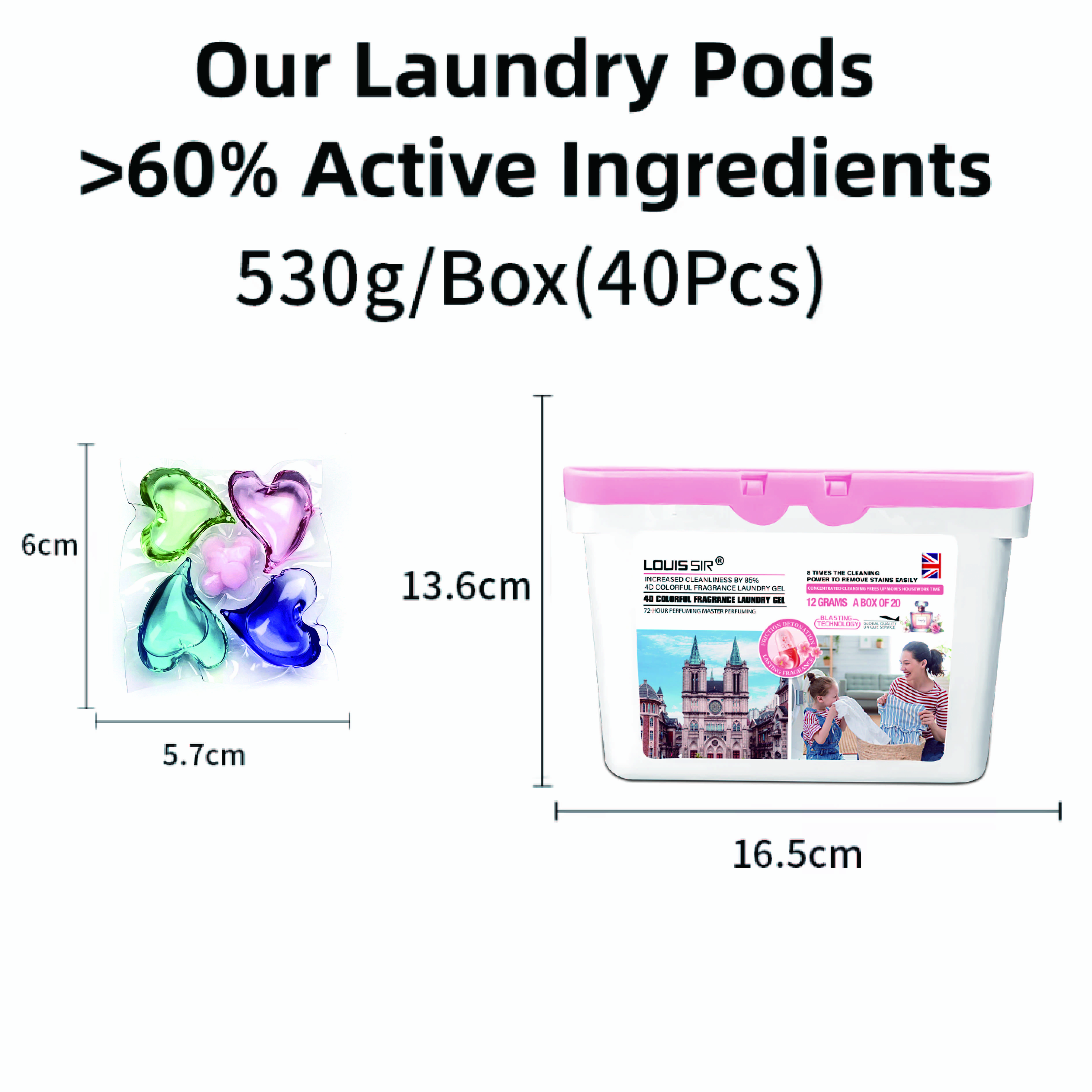 Hot selling laundry products custom laundry pods liquid washing powder capsules 3 in 1 laundry beads detergent