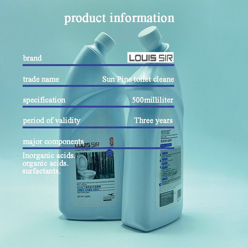 High Effect Eco-Friendly 500ml Wholesale Effective Defence Bathroom Detergent Toilet Cleaner Liquid