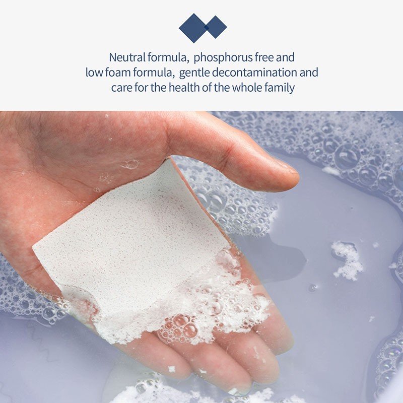 Bomei earth breeze deep cleaning clothes eco friendly dissolvable laundry detergent sheet