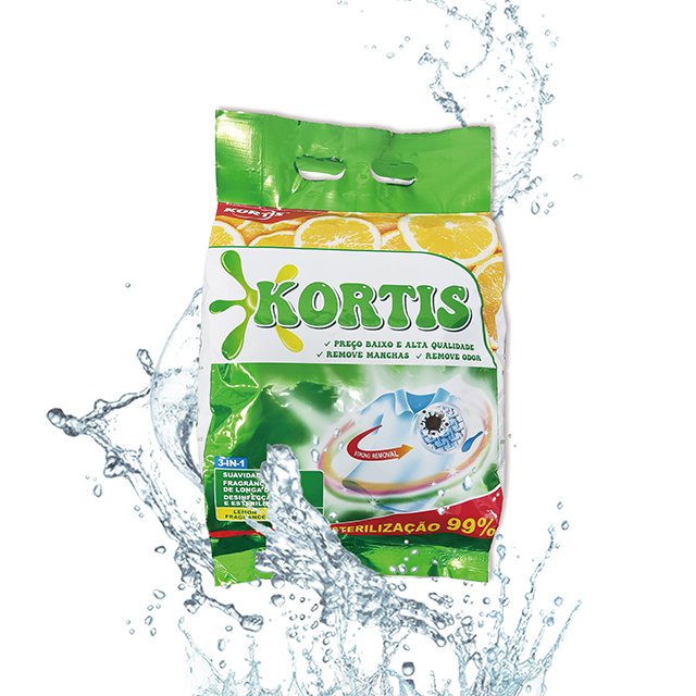 Hand Washing Detergent Powder 2KG High foam Low density for Laundry washing detergent