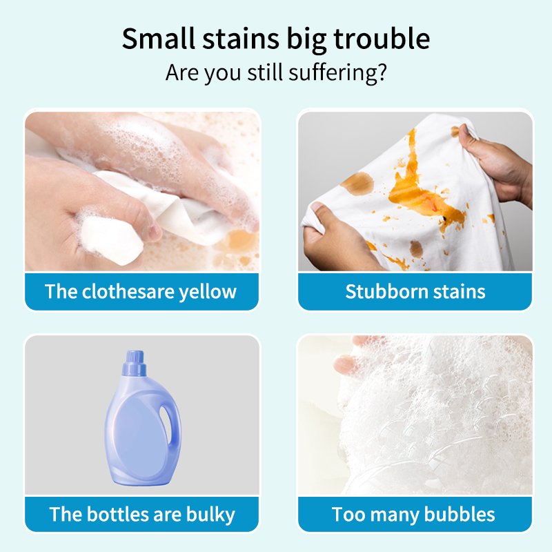 50 Sheets Eco-Friendly Travel Disposable Biodegradable Laundry Detergent Sheets Deep Cleaning For Washer Machine