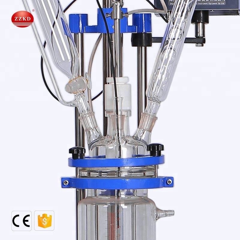 Laboratory Glass Polymerization Biodiesel Reactor