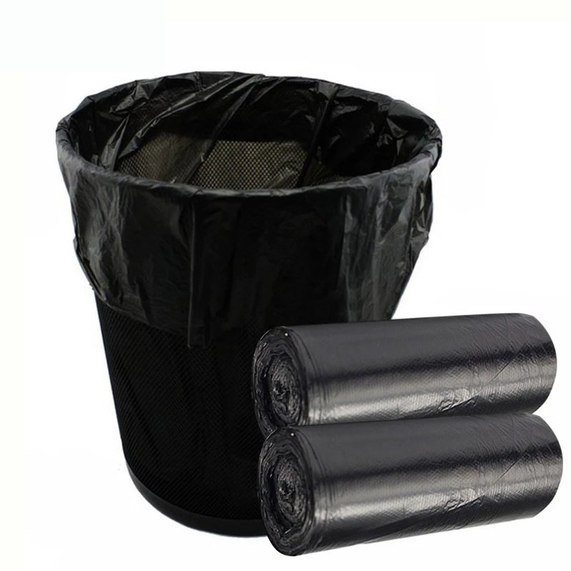 Wholesale Biodegradable compostable 55 gallon collapsible black plastic heavy duty big bin garbage bags