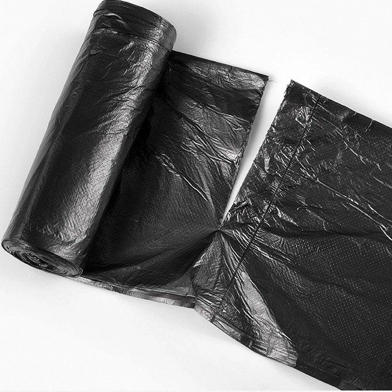 Wholesale Biodegradable compostable 55 gallon collapsible black plastic heavy duty big bin garbage bags