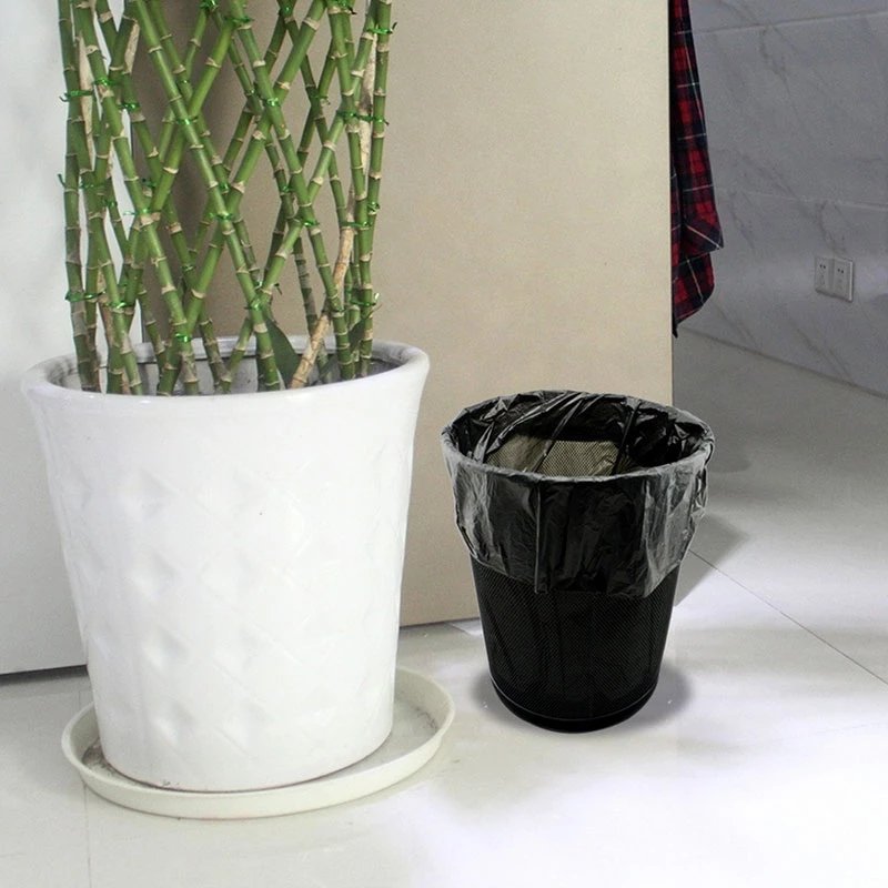 Wholesale Biodegradable compostable 55 gallon collapsible black plastic heavy duty big bin garbage bags