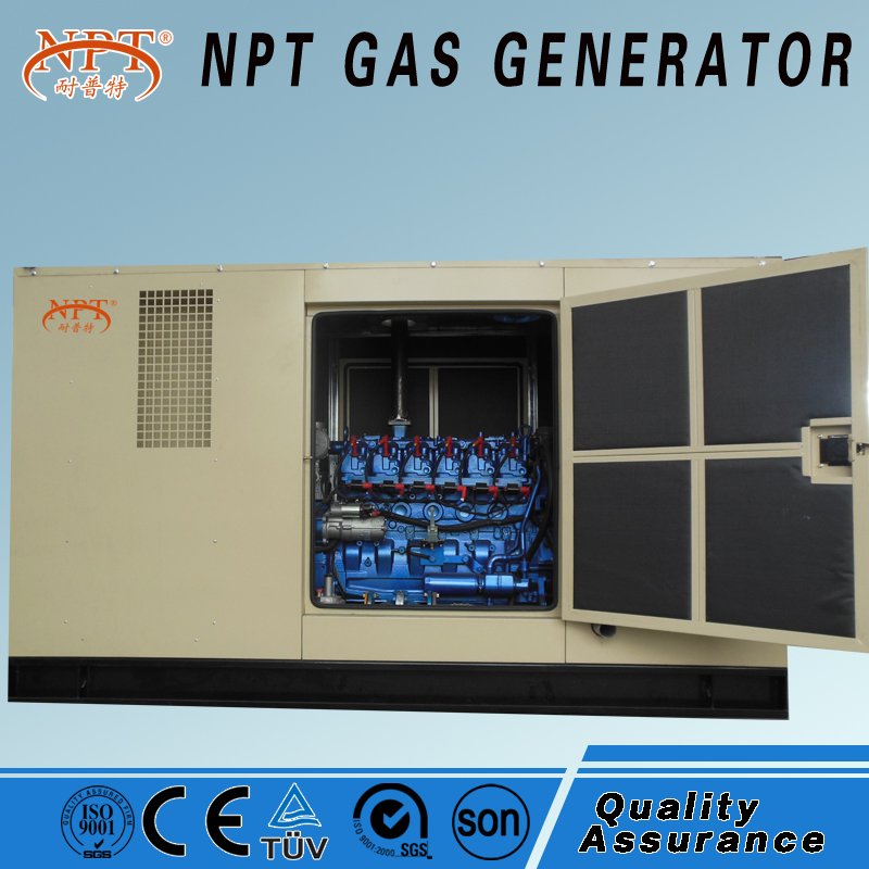 CE Approved Silent 50kw Biogas Generator Set With Cogeneration