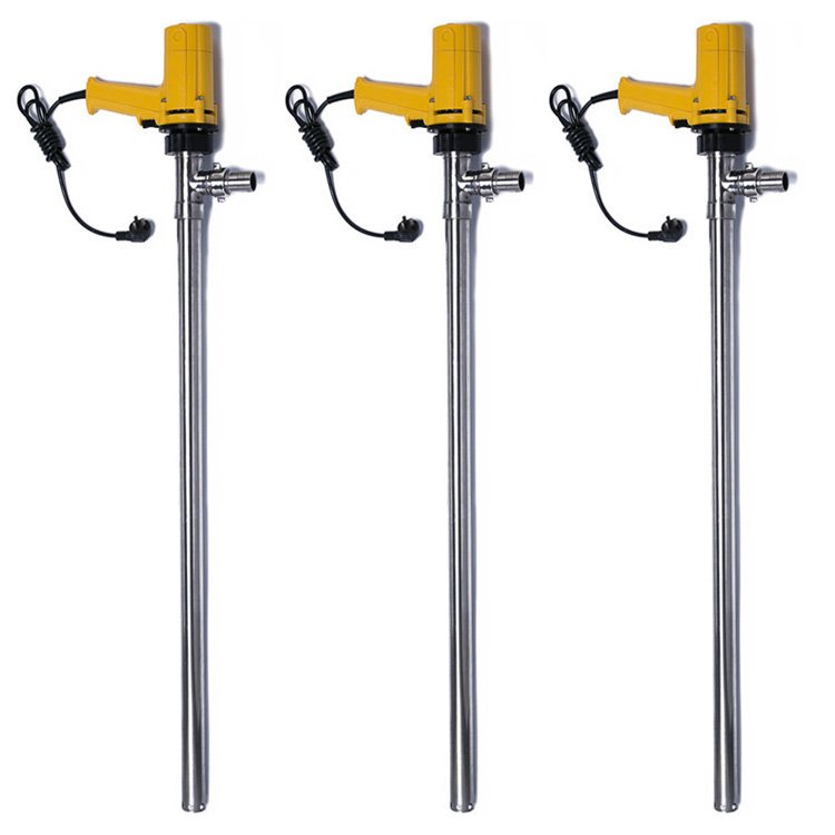 220V Electric Drum Barrel Oil Diesel Fuel Water Transfer Pump - 60L/Min