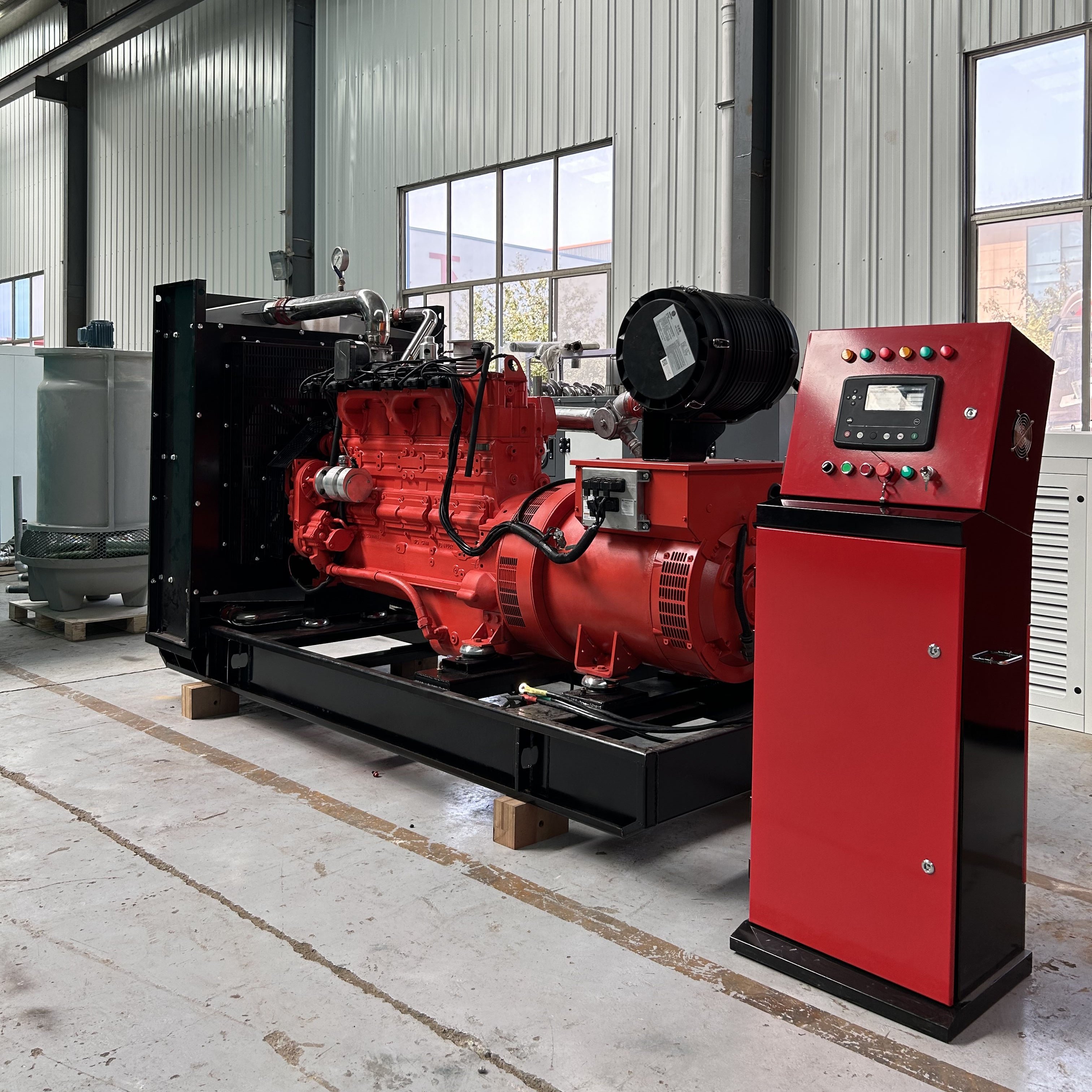 Generador de biogas en contenedores de 250kva y 200kw con grupo electrogeno con motor Cummins a la venta
