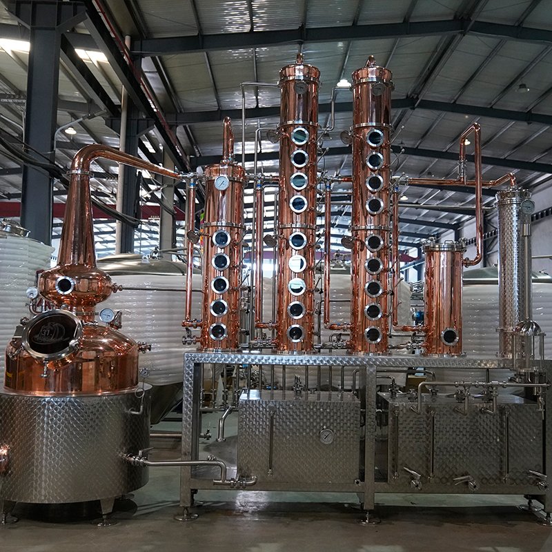 Leno Price Stiller Alembic Whisky Gin Vodka Distill Boiler Copper Still Reflux Column Distillation Liquor Distillery Equipment