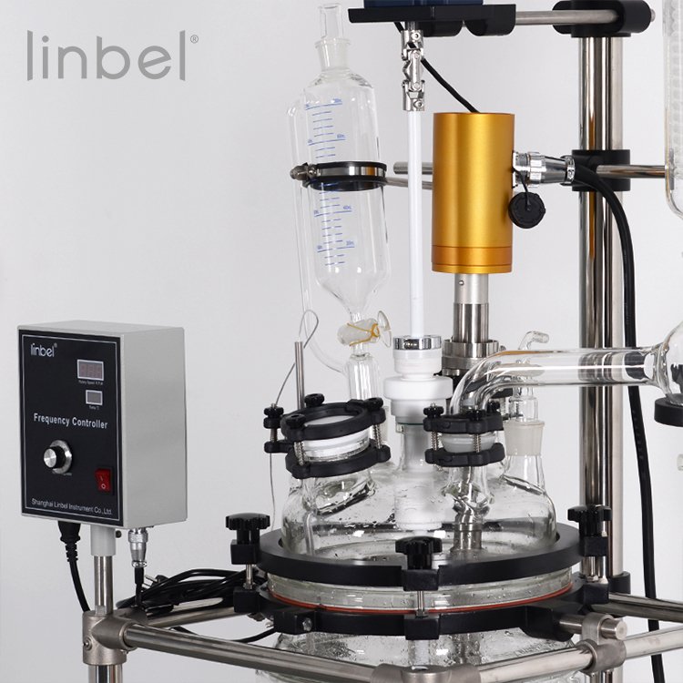 Ultrasonic Dispersion Reactor With Digital Generator 3000W Waste Oil Reaction Produce Biodiesel