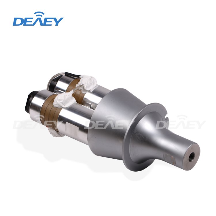 15K/15khz 4200W Yellow Pressure Sensor Langevin 20k 25khz 28khz Power Submersible Piezoelectric Ultrasonic Transducer