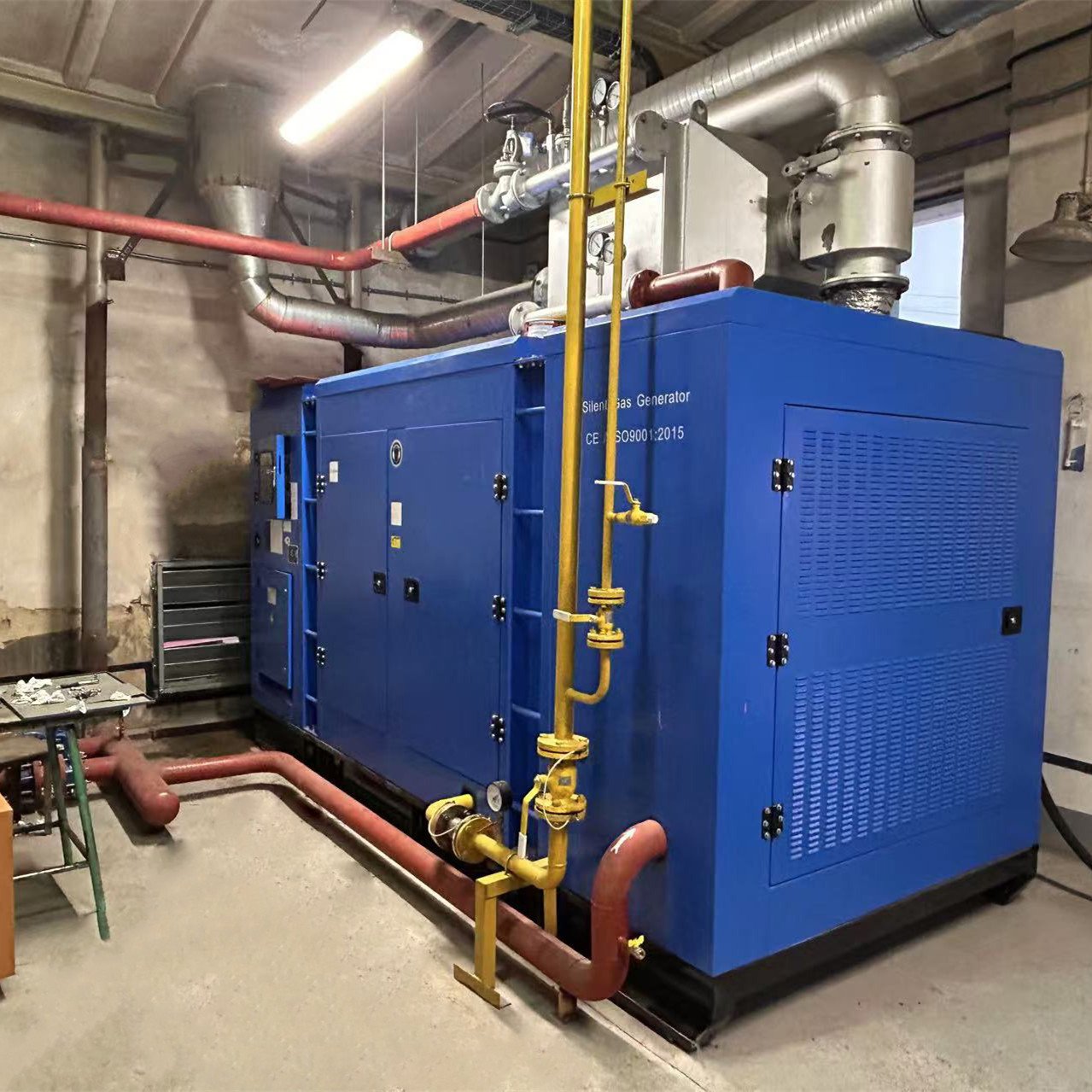 80kw 100kw 120kw 150kva 150kw 200kw 300kw 500kva 1500kw weichai silent natural gas 3phase 220v power biogas lpg generator 500kw