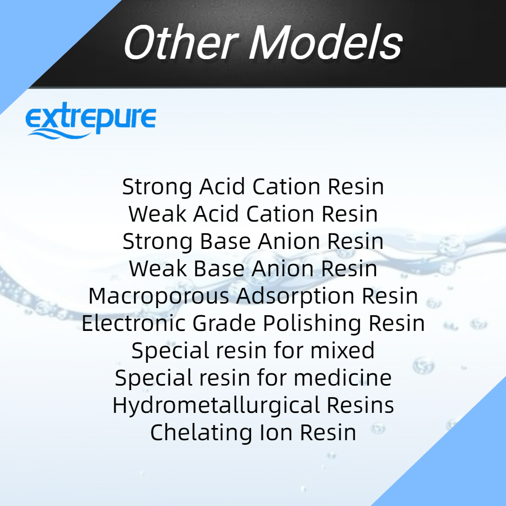 Heavy Metal Adsorption Resin Beads Ion Exchange Chemical Purification Exchange Resin For Hydrometallurgy