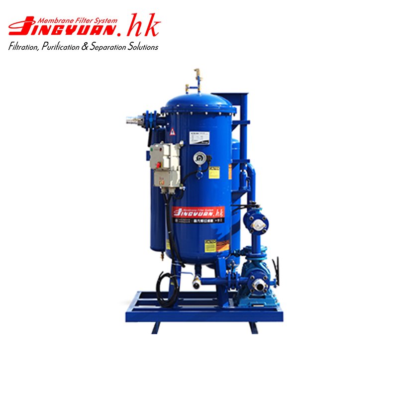 Waste oil recycling to diesel engine oil refining machine