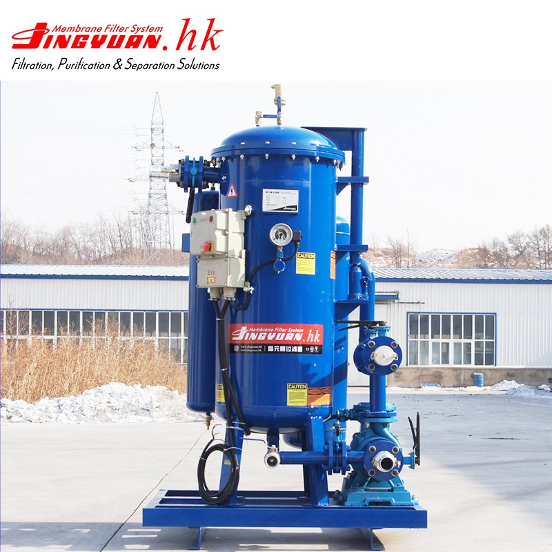 Waste oil recycling to diesel engine oil refining machine