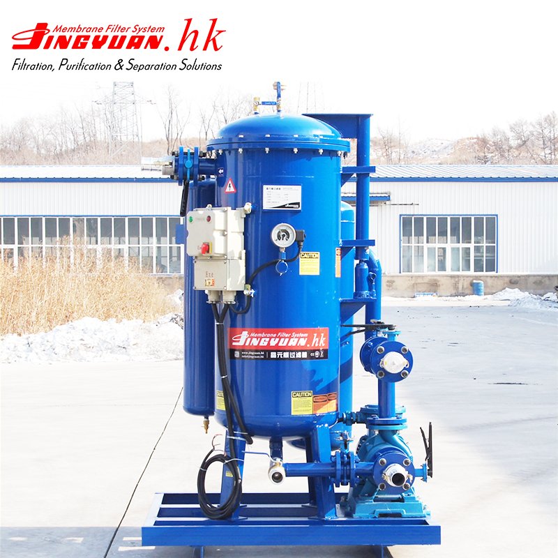 Waste oil recycling to diesel engine oil refining machine
