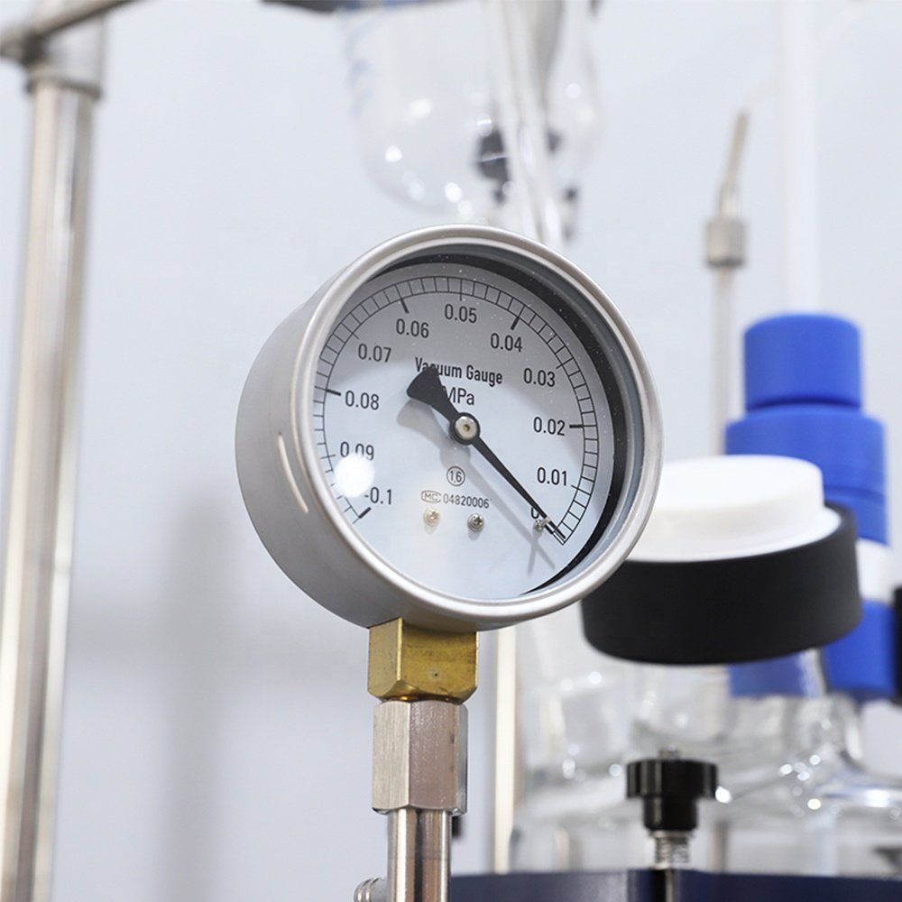 CBD Extraction System Biodiesel Reactor 100l Double Layer Glass Reactor S212-100L