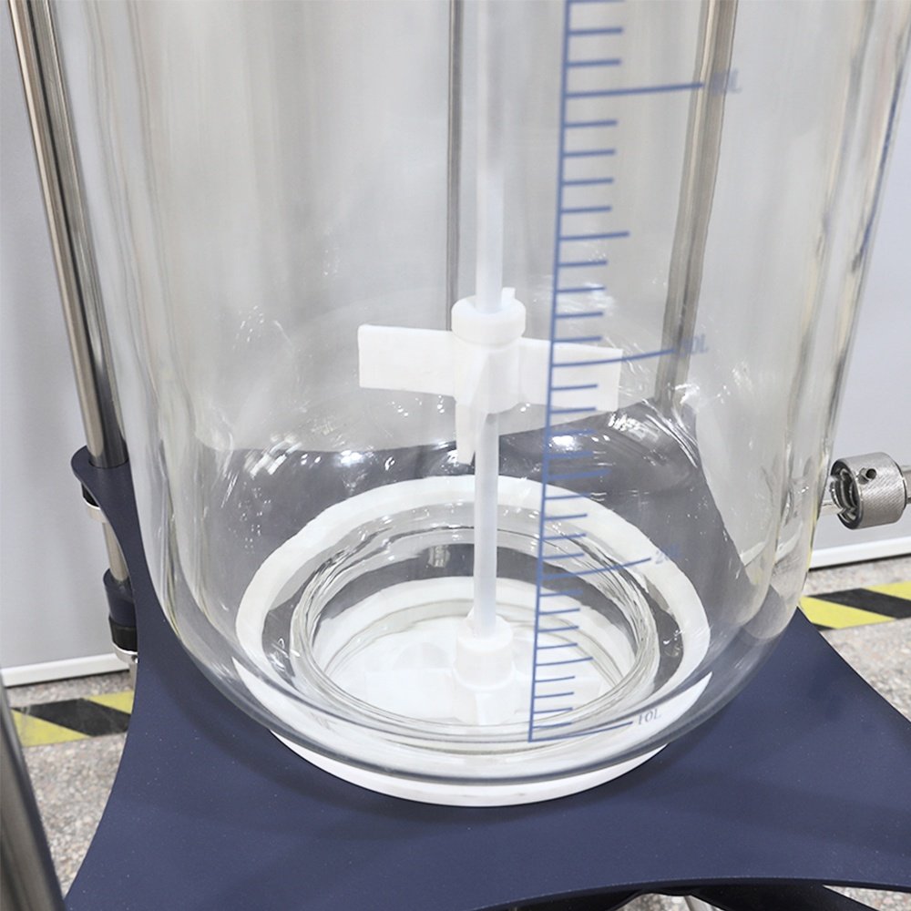 CBD Extraction System Biodiesel Reactor 100l Double Layer Glass Reactor S212-100L