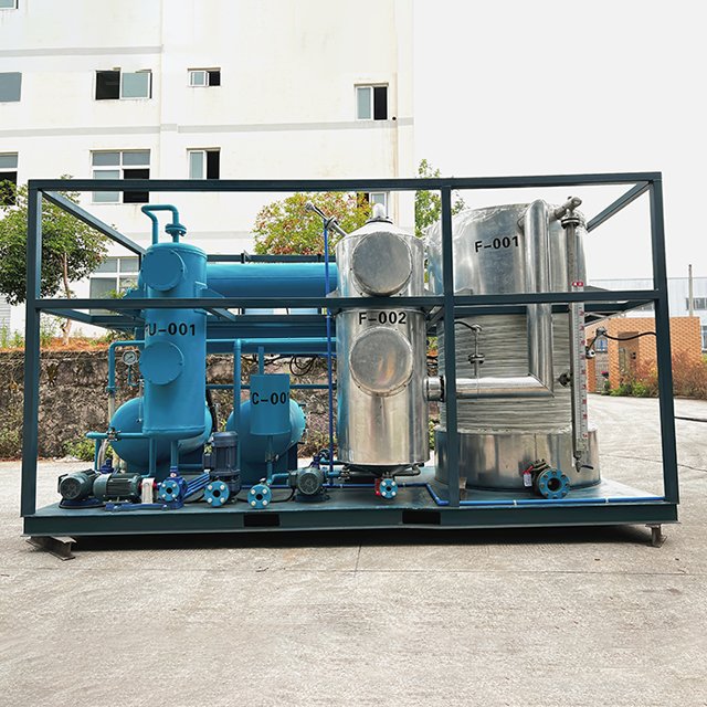 Waste oil to Diesel distillation plant Oil Refinery equipment