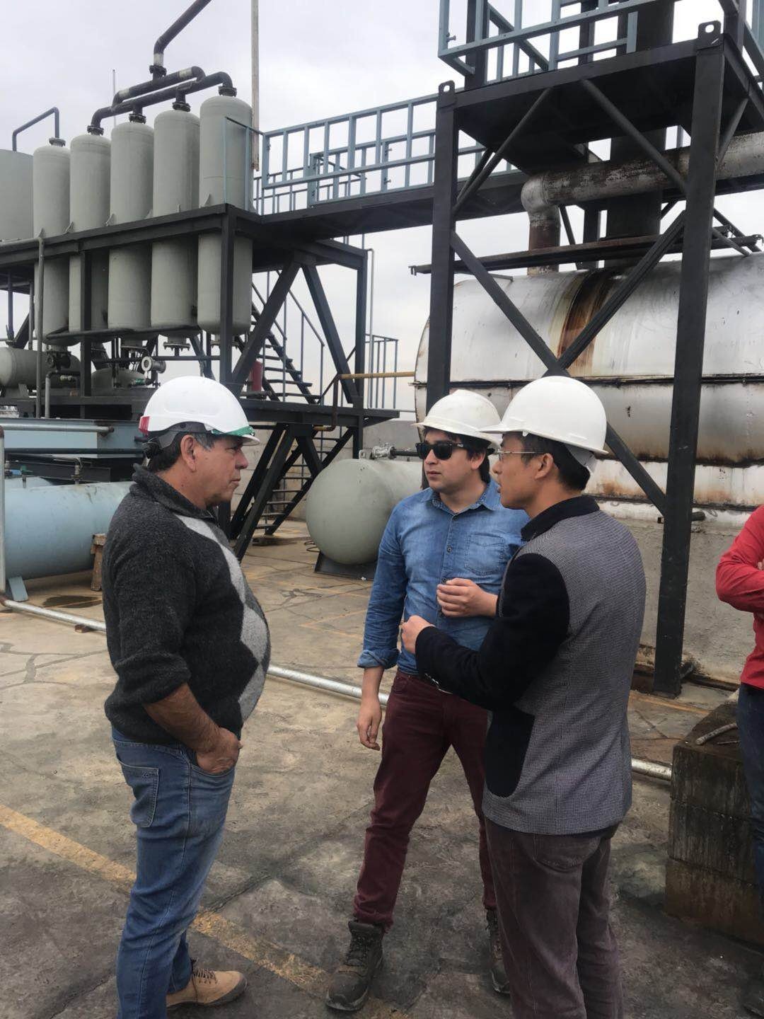 Waste Engine Oil Distillation To Diesel Machine With CE Waste Oil Recycling To Base Oil Plant