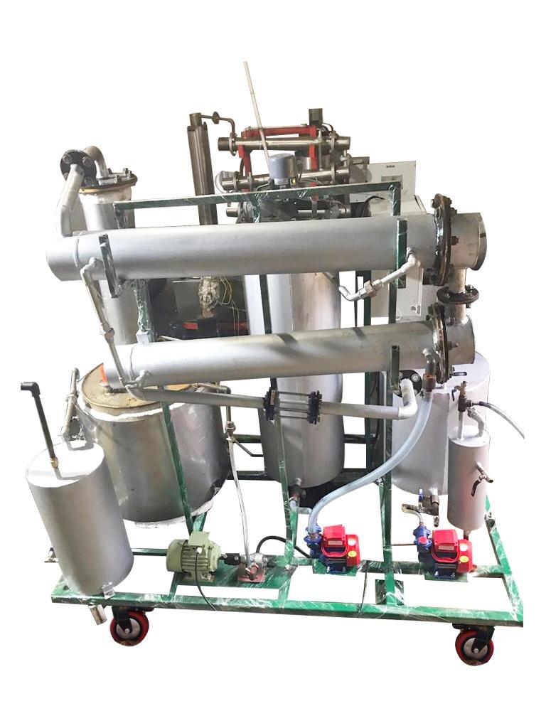 Top commercial distillation plant waste engine oil to diesel refining machine economic pyrolysis of oil 600 liters per day.