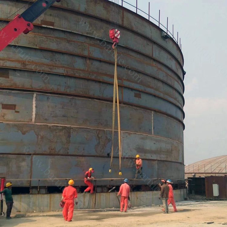 Petroleum refinery oil storage tank cone or dome roof tanks for storage of fuel asphalt or chemicals