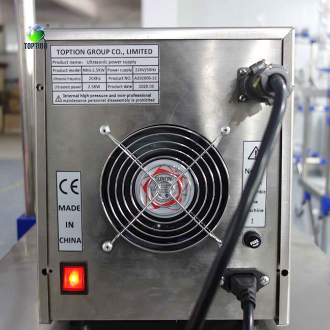 Glass jacketed stirring ultrasonic biodiesel reactor