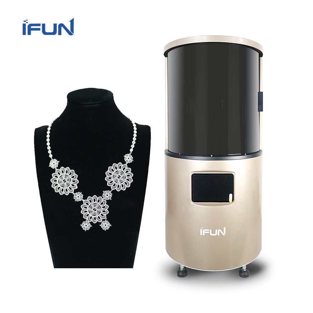 IFUN hot sale 14K Industrial Full-automatic High Precision LCD 3d Printer Metal Jewelry Dental Resin Printer For Jewelry Machine