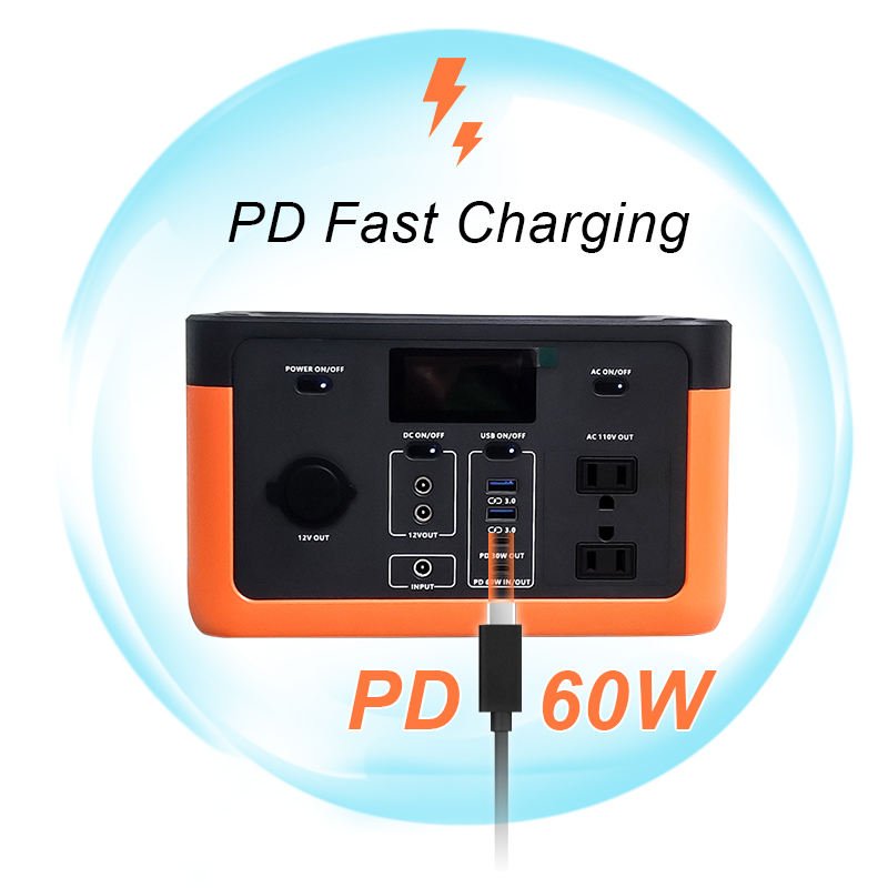 300w Outdoor Mobile Power 110v 220v High-power Energy Storage Multifunctional Wireless Emergency Power Supply