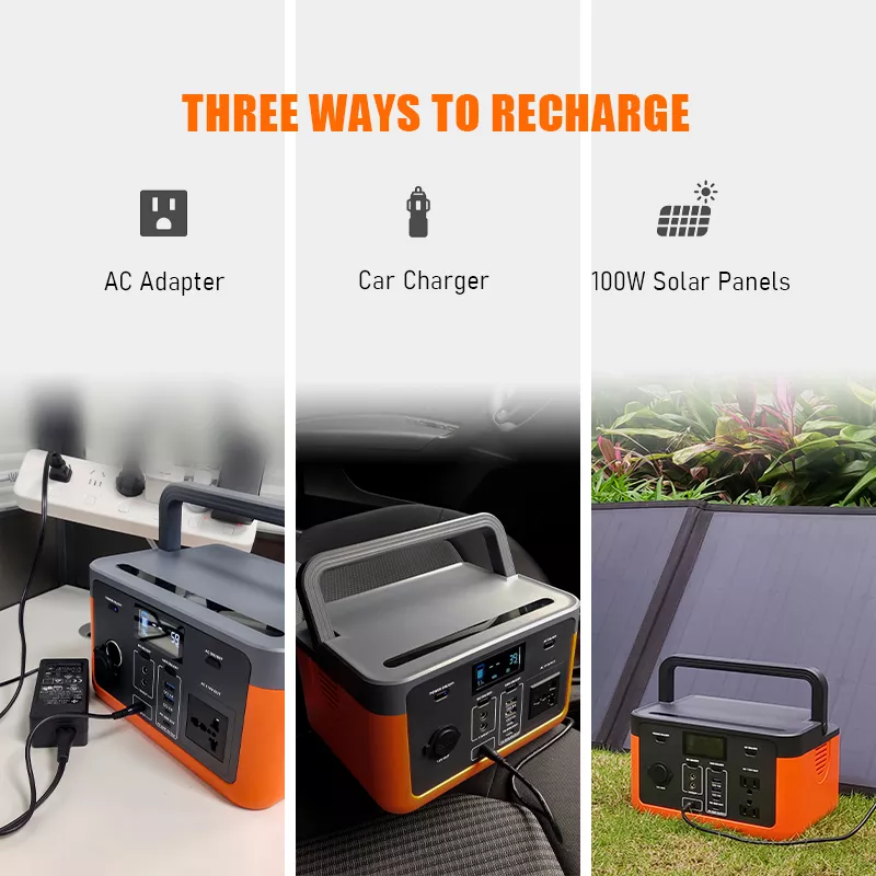 300w Outdoor Mobile Power 110v 220v High-power Energy Storage Multifunctional Wireless Emergency Power Supply