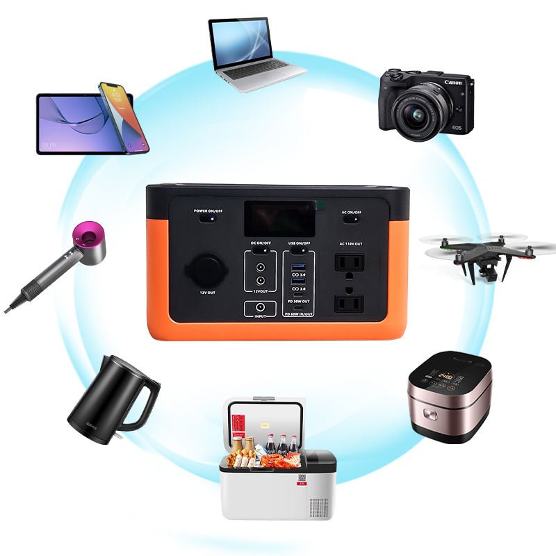 300w Outdoor Mobile Power 110v 220v High-power Energy Storage Multifunctional Wireless Emergency Power Supply