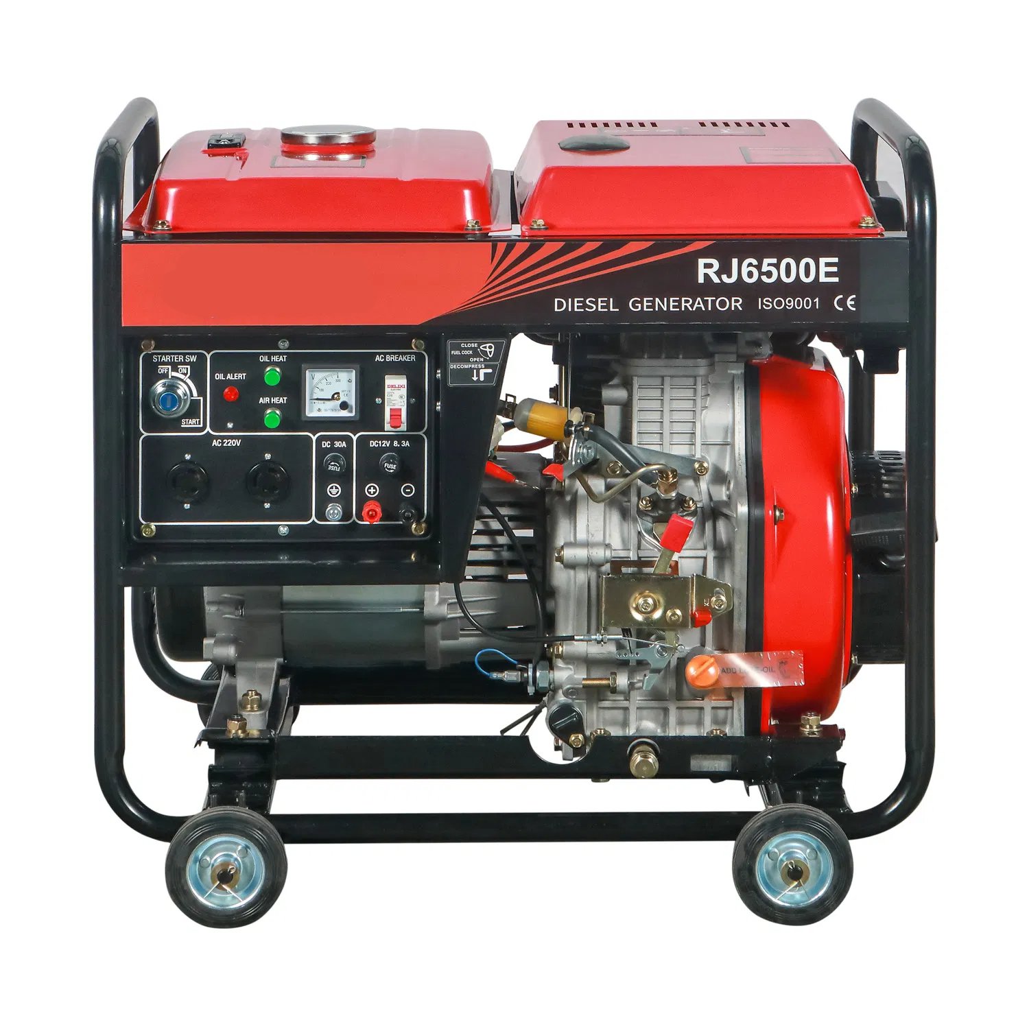Tengka 6.5kw 6.5kVA Air-Cooled Power Diesel Generators