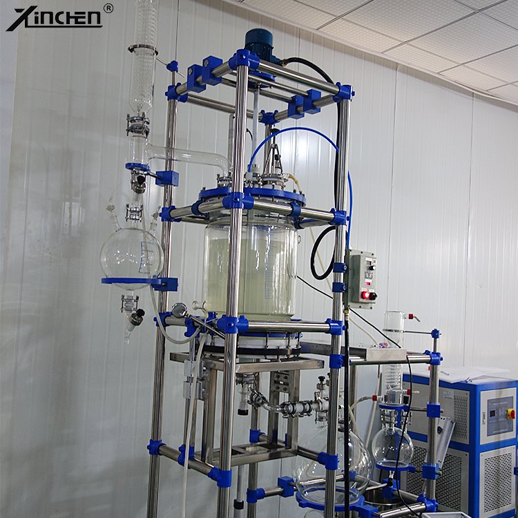 continuous Ultrasonic Cavitation Reactor Turnkey Bottom Filter Biodiesel Production Jacket Glass Ultrasonic Reactor
