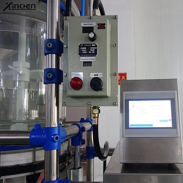 continuous Ultrasonic Cavitation Reactor Turnkey Bottom Filter Biodiesel Production Jacket Glass Ultrasonic Reactor