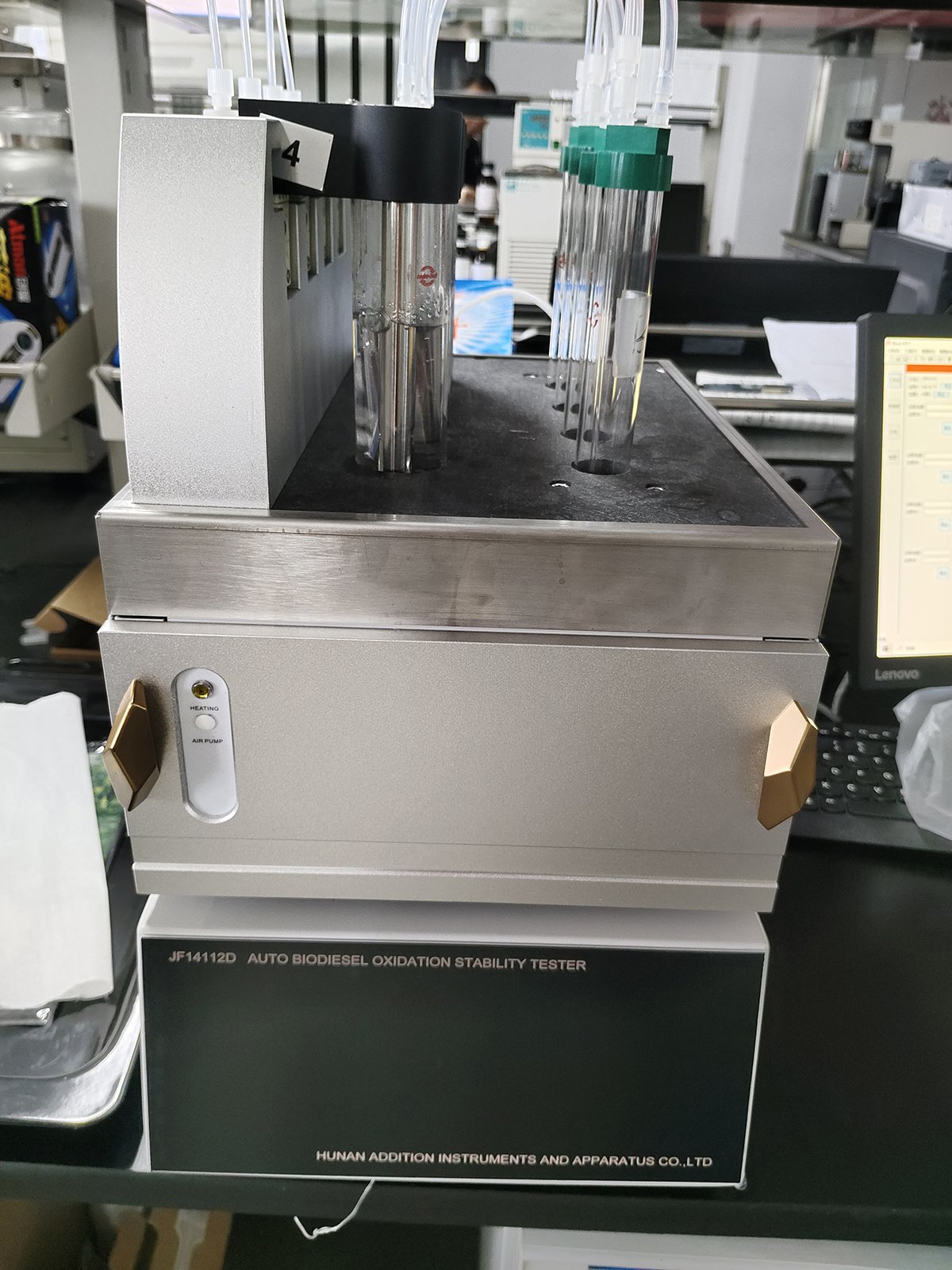 EN 14112 ADDITION Auto Biodiesel Oxidation Stability Tester Rancimat Method ISO 6886 FAME Oxidation Stability Test Apparatus