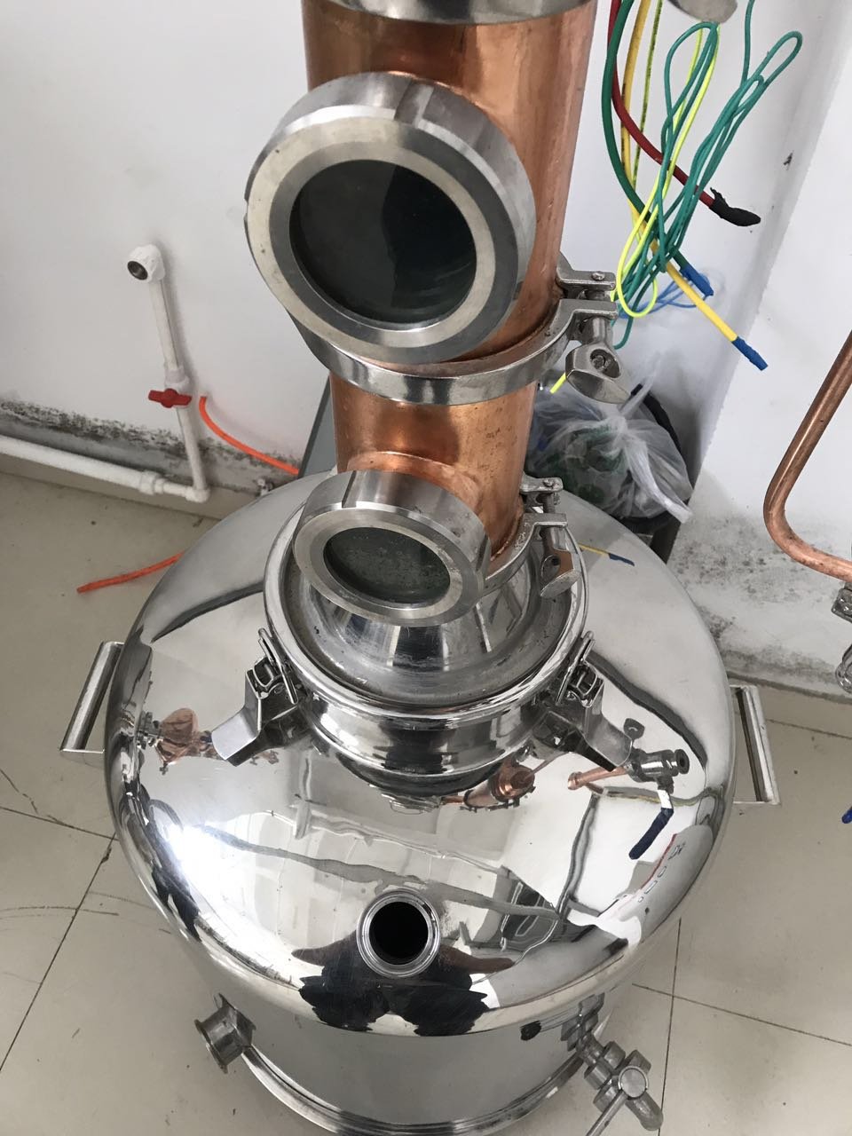 HG Electric Heating Steam Heating Home Industrial Alcohol Distillation Equipment
