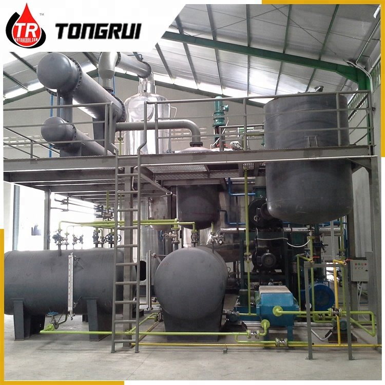 Black Diesel Engine Oil Distillation Recycling Machine/car oil filter making machine