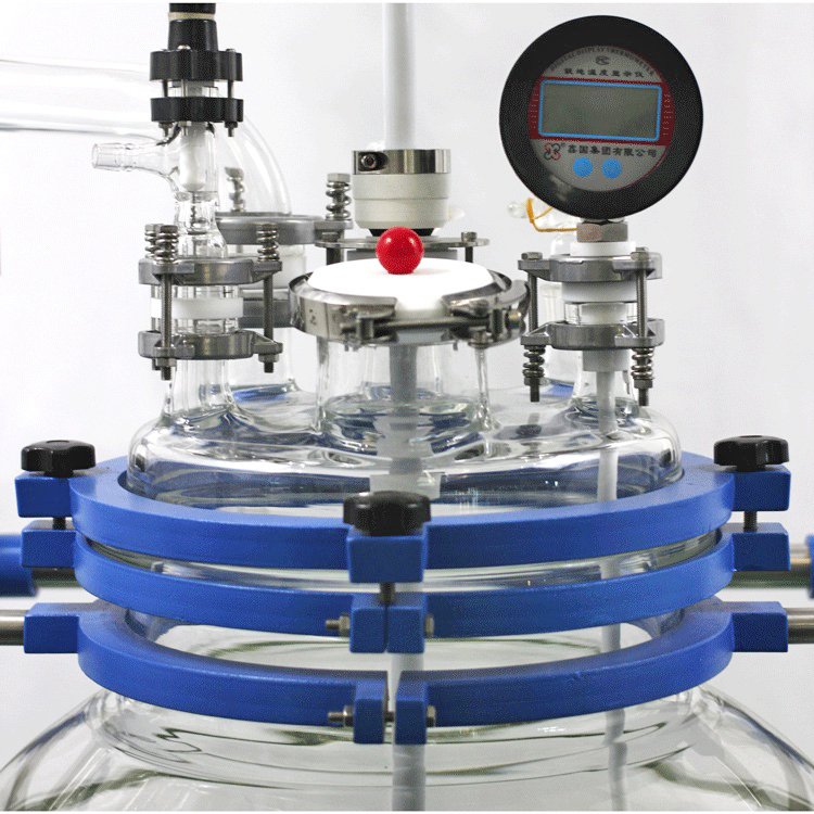 30l industrial chemical biodiesel jacketed glass reactor