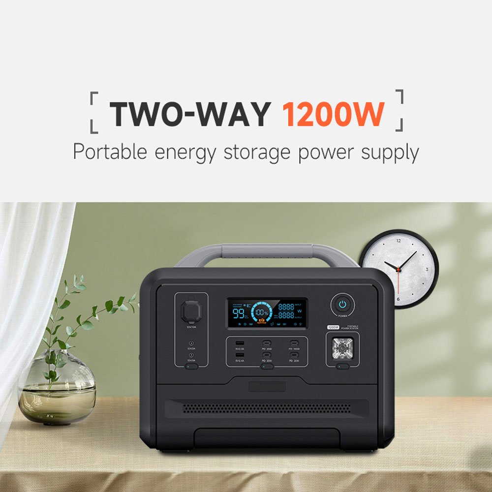 Yiwei 2048Wh 2400W 1000W 2000W Solar Panels Lifepo4 Battery Power Bank System Car Source Energy Storage Generator Power Station