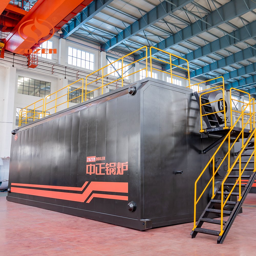 Lpg Machine Industrial Water Low Pressure SZS Steam Boiler For Paper Dairy Rubber